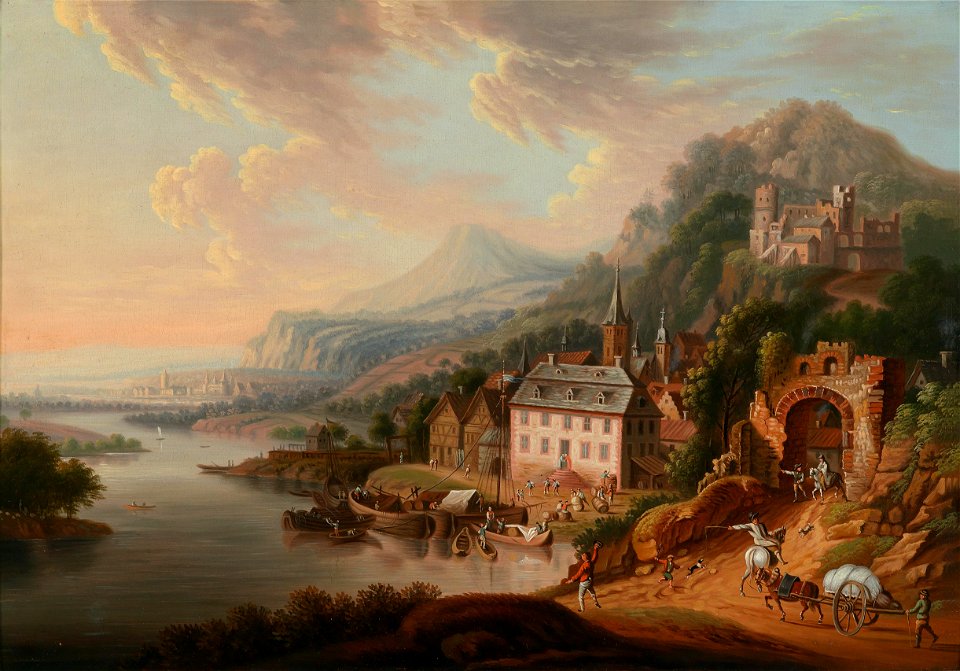 Christian Georg Schütz d.Ä. - Rheinlandschaft 1