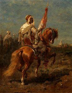 Adolph Schreyer - Arabischer Reiter