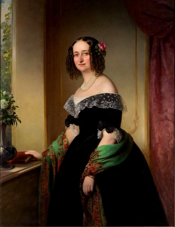 Schrotzberg Portrait of Antónia Festetics 1847