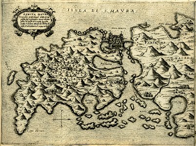SANCTA MAURA - Camocio Giovanni Francesco - 1574