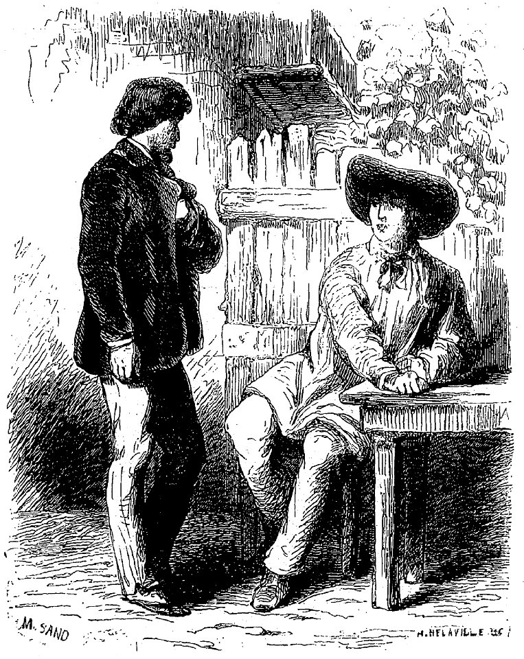 Sand - Œuvres illustrées de George Sand, vol 4, 1853 (page 43 crop)
