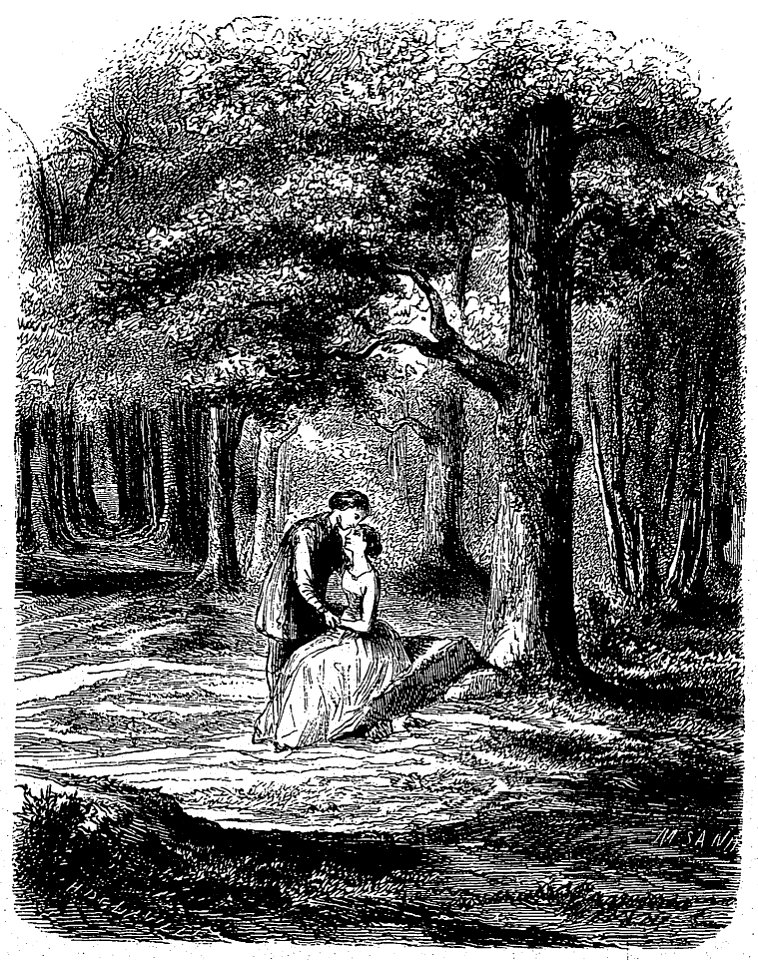 Sand - Œuvres illustrées de George Sand, 1853 (page 5 crop)