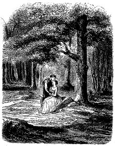 Sand - Œuvres illustrées de George Sand, 1853 (page 5 crop)