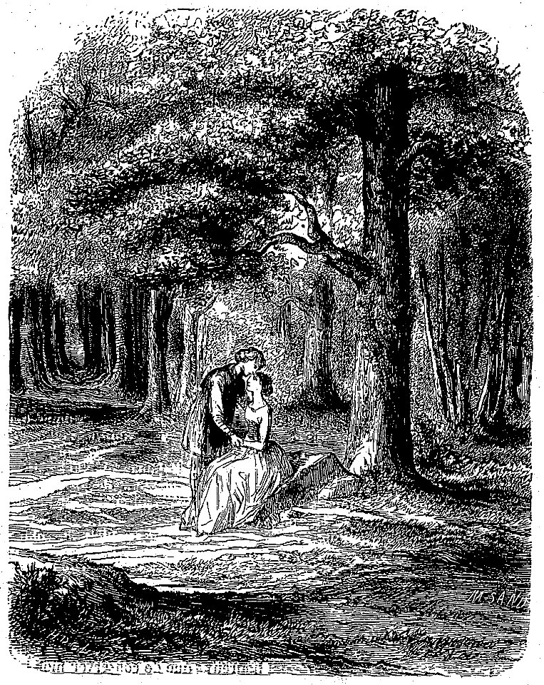 Sand - Œuvres illustrées de George Sand, 1853 (page 261 crop)