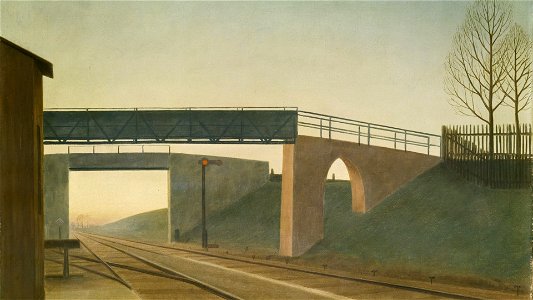Schrimpf, Georg - Bahnübergang - 