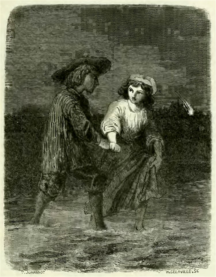 Sand - Œuvres illustrées de George Sand, vol 1, 1852 (page 119 crop)