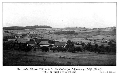 Schwabenalb S056B, Randecker Maar Ochsenwang Zipfelbach, Siegel