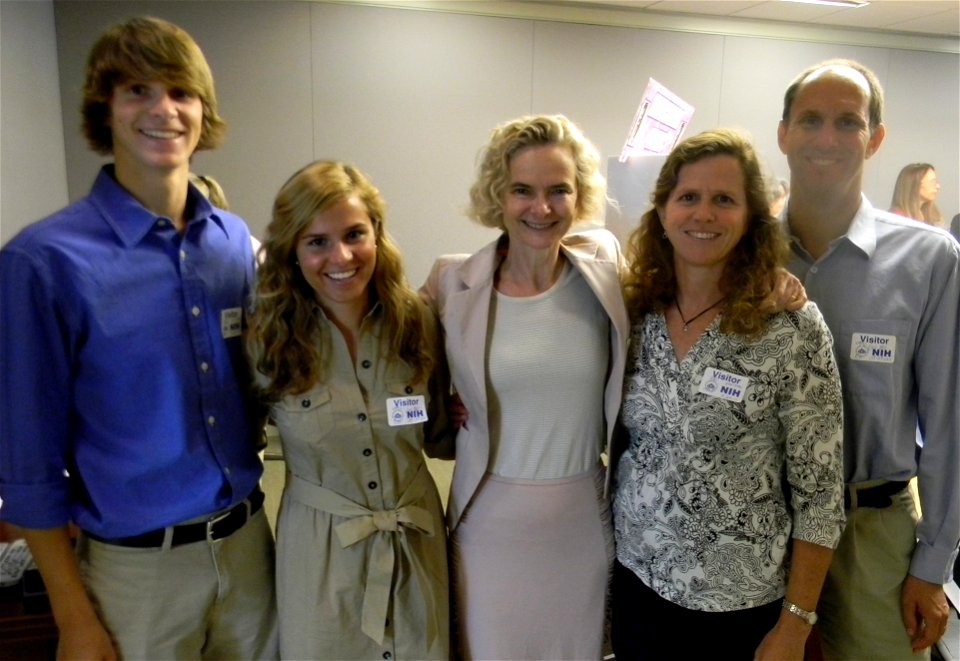 Schumacher family with NIDA director (6093060095)
