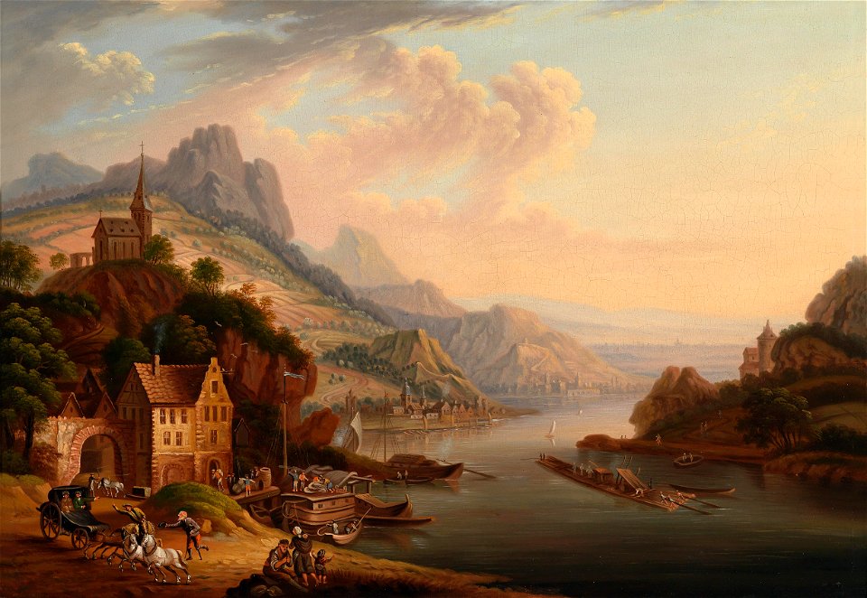 Christian Georg Schütz d.Ä. - Rheinlandschaft 2