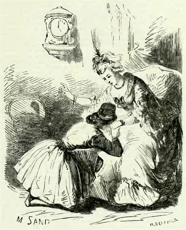 Sand - Œuvres illustrées de George Sand, vol 7, 1854 (page 273 crop)