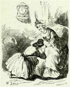 Sand - Œuvres illustrées de George Sand, vol 7, 1854 (page 273 crop)
