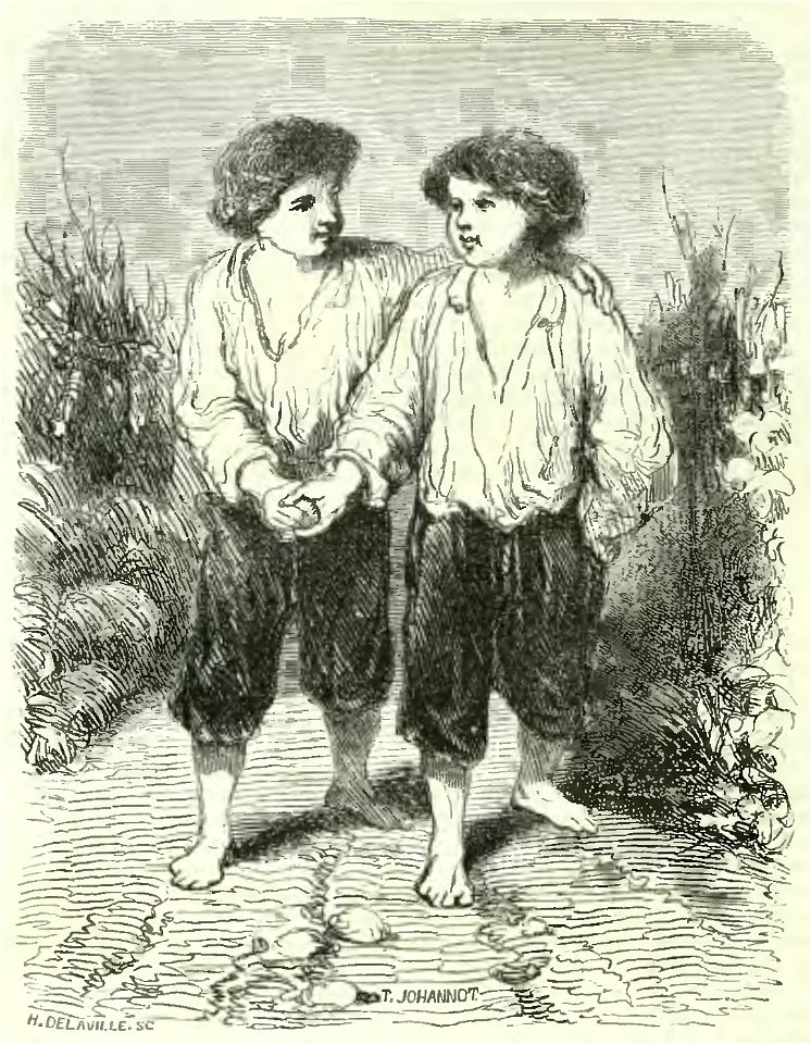 Sand - Œuvres illustrées de George Sand, vol 1, 1852 (page 110 crop)