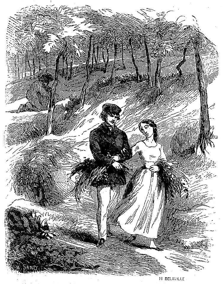 Sand - Œuvres illustrées de George Sand, vol 4, 1853 (page 140 crop)