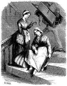 Sand - Œuvres illustrées de George Sand, vol 4, 1853 (page 188 crop)