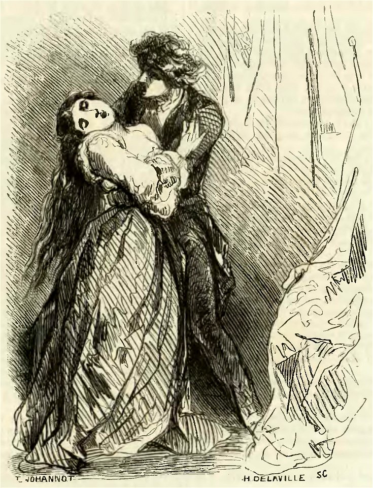 Sand - Œuvres illustrées de George Sand, vol 2, 1852 (page 303 crop)
