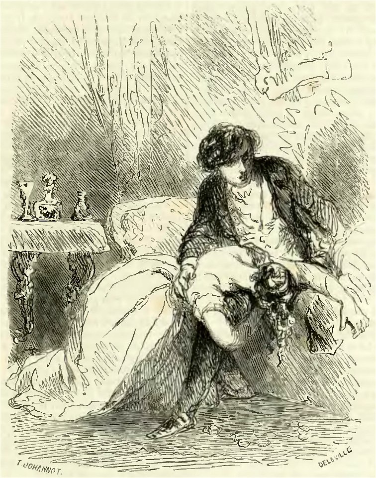 Sand - Œuvres illustrées de George Sand, vol 2, 1852 (page 279 crop)