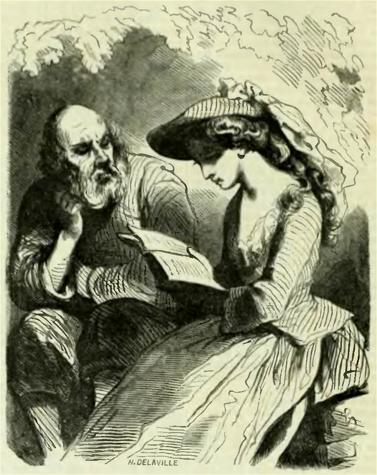 Sand - Œuvres illustrées de George Sand, vol 2, 1852 (page 46 crop)