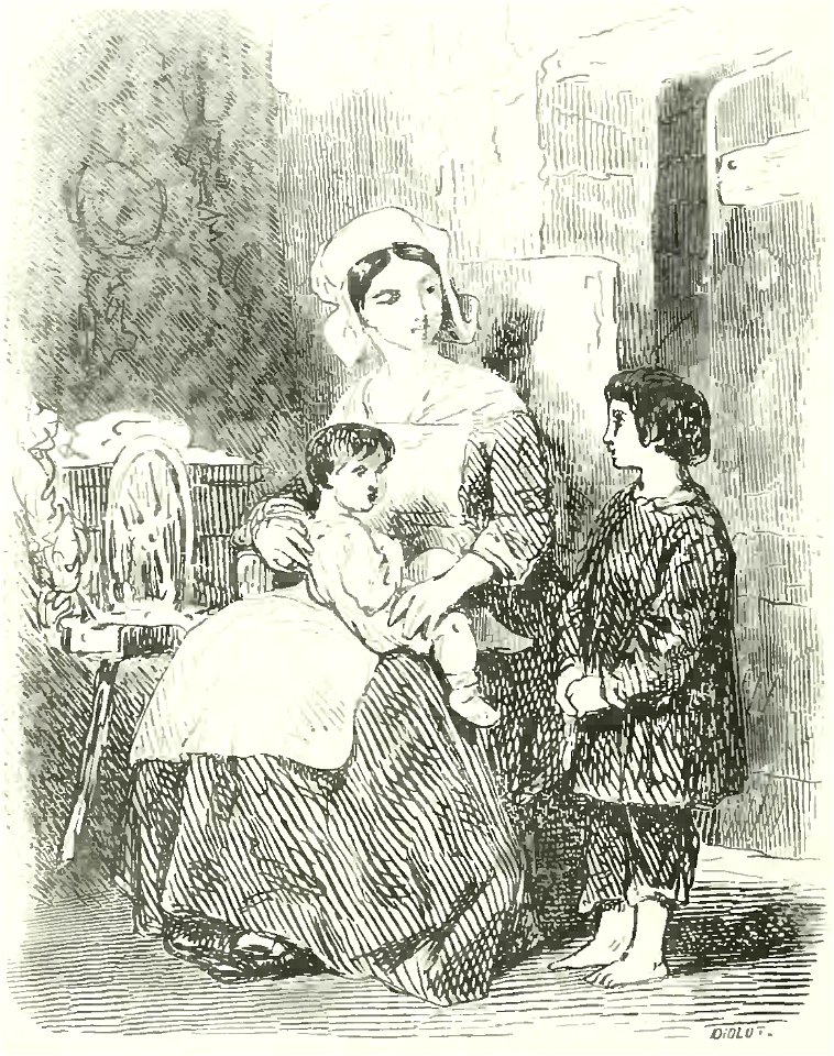 Sand - Œuvres illustrées de George Sand, 1855 (page 18 crop)