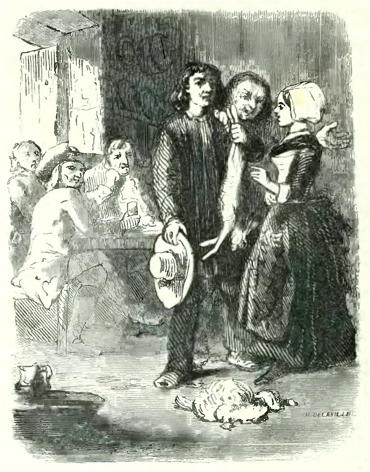 Sand - Œuvres illustrées de George Sand, vol 1, 1852 (page 30 crop)