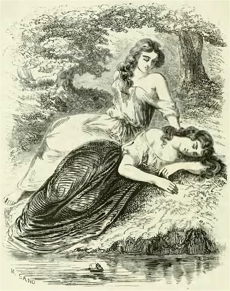 Sand - Œuvres illustrées de George Sand, vol 7, 1854 (page 56 crop)