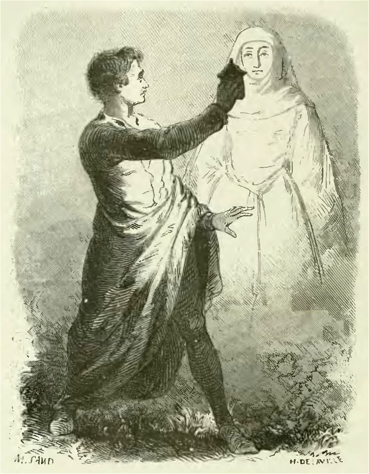 Sand - Œuvres illustrées de George Sand, vol 7, 1854 (page 104 crop)