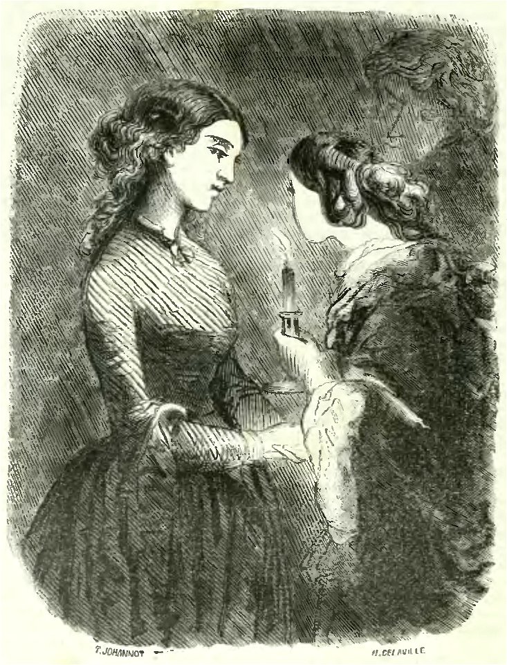 Sand - Œuvres illustrées de George Sand, vol 1, 1852 (page 182 crop)