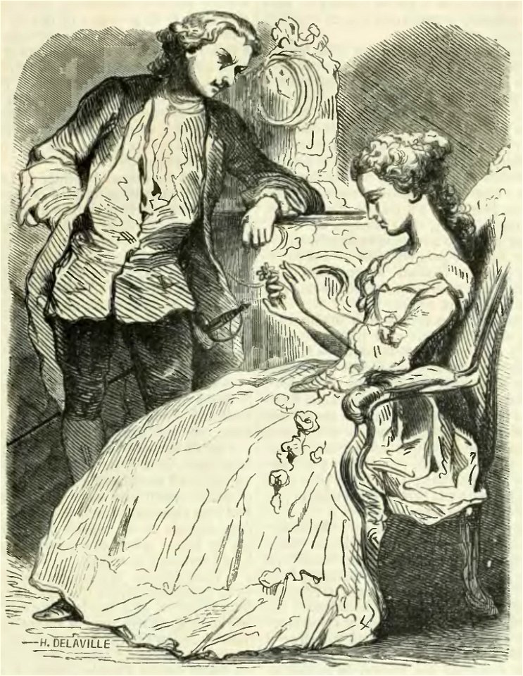 Sand - Œuvres illustrées de George Sand, vol 2, 1852 (page 55 crop)
