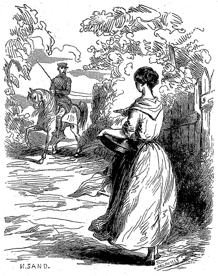 Sand - Œuvres illustrées de George Sand, 1853 (page 205 crop)