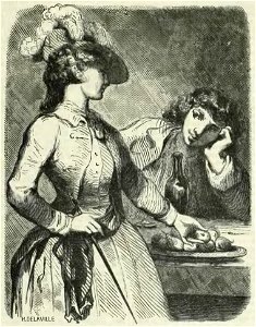 Sand - Œuvres illustrées de George Sand, vol 2, 1852 (page 23 crop)