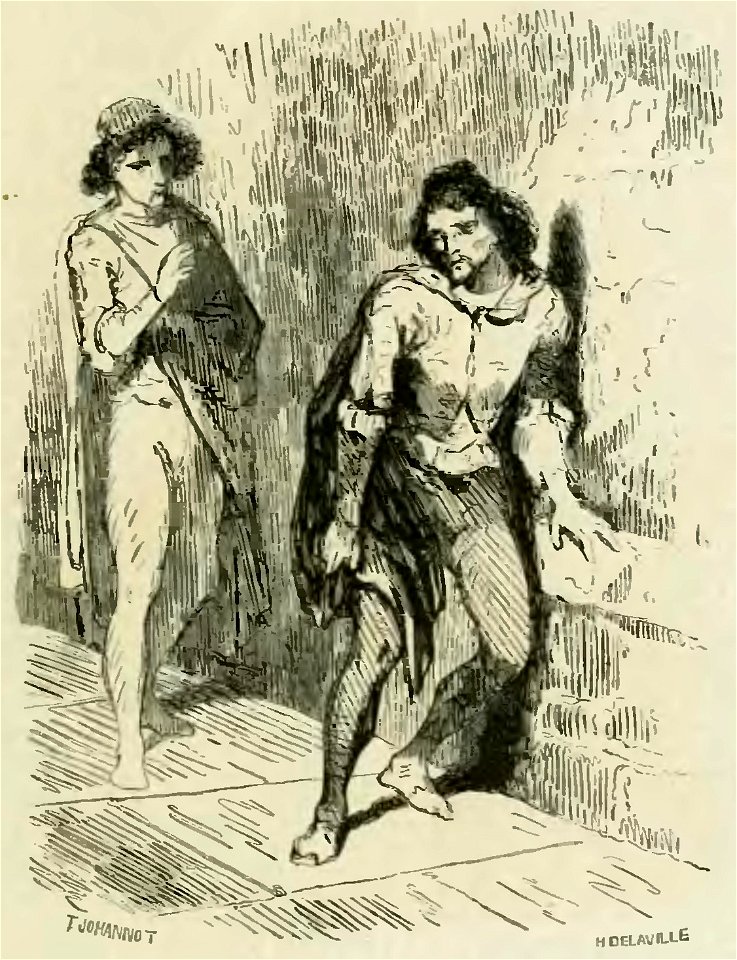 Sand - Œuvres illustrées de George Sand, vol 1, 1852 (page 327 crop)