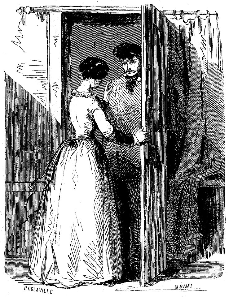 Sand - Œuvres illustrées de George Sand, vol 4, 1853 (page 187 crop)
