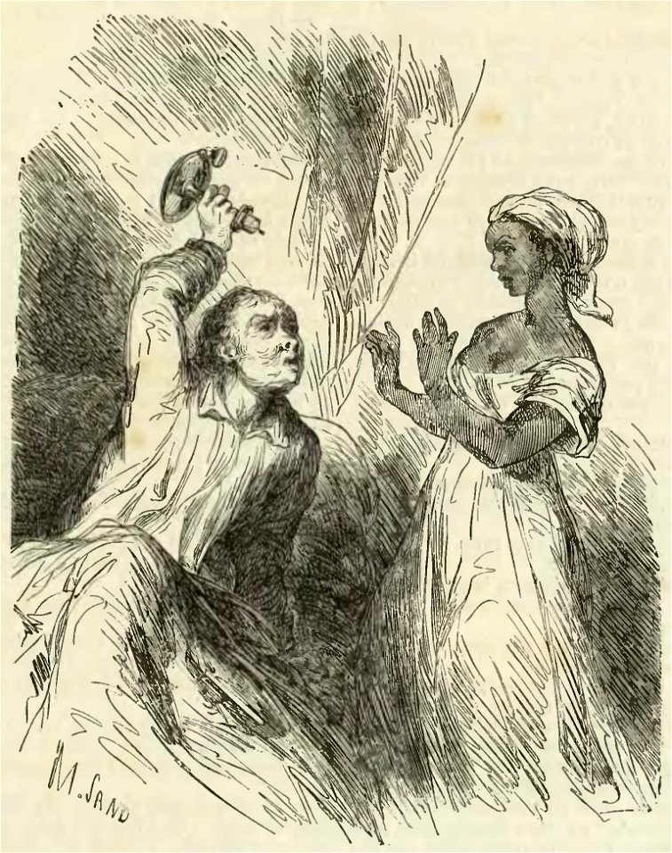 Sand - Œuvres illustrées de George Sand, vol 2, 1852 (page 255 crop)