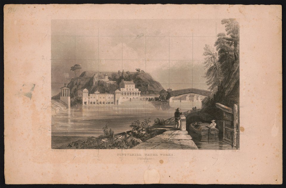 Schuylkill water works (Philadelphia) - W.H. Bartlett ; Dick, sc. LCCN2014645346