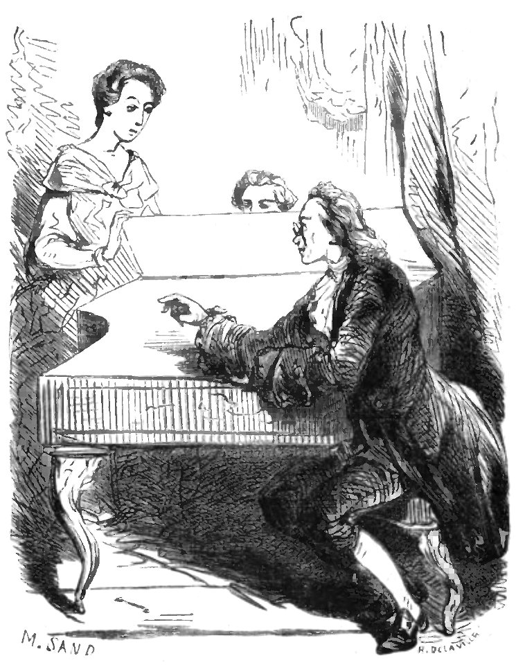 Sand - Œuvres illustrées de George Sand, vol 8, 1855 (page 28 crop)