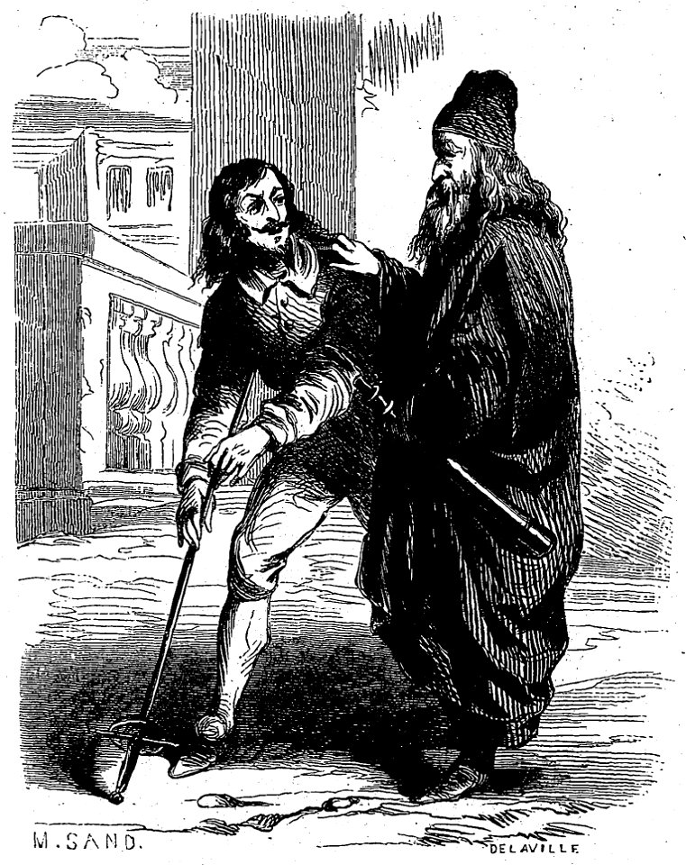 Sand - Œuvres illustrées de George Sand, 1853 (page 190 crop)