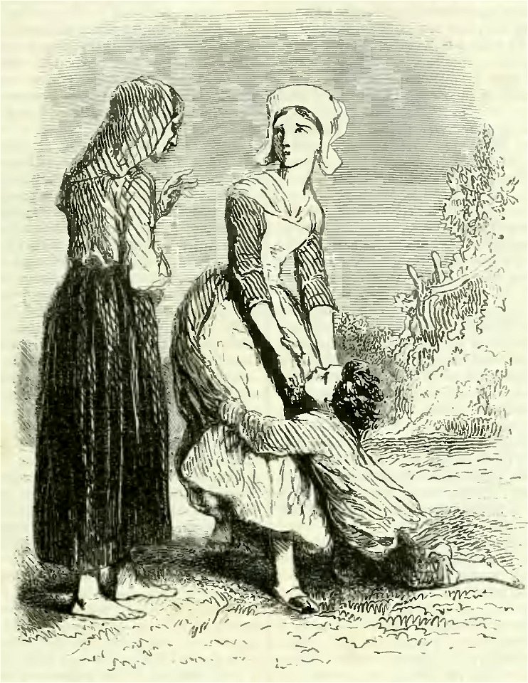 Sand - Œuvres illustrées de George Sand, vol 1, 1852 (page 255 crop)