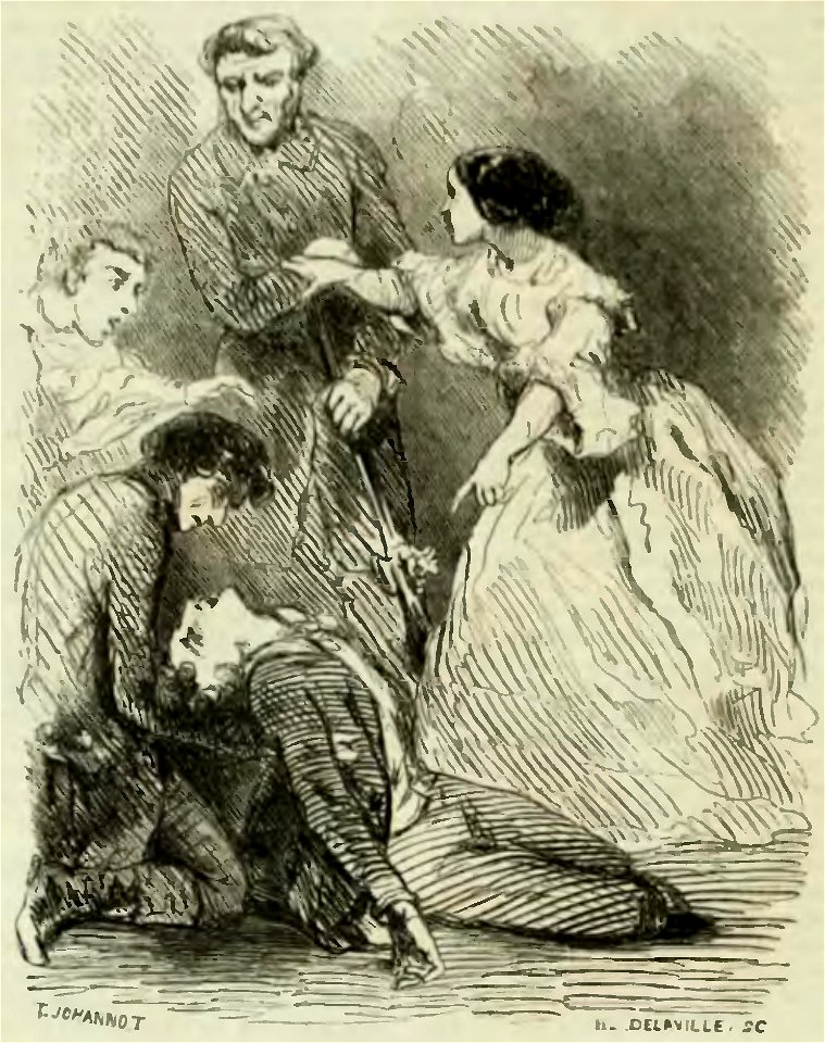 Sand - Œuvres illustrées de George Sand, vol 2, 1852 (page 270 crop)