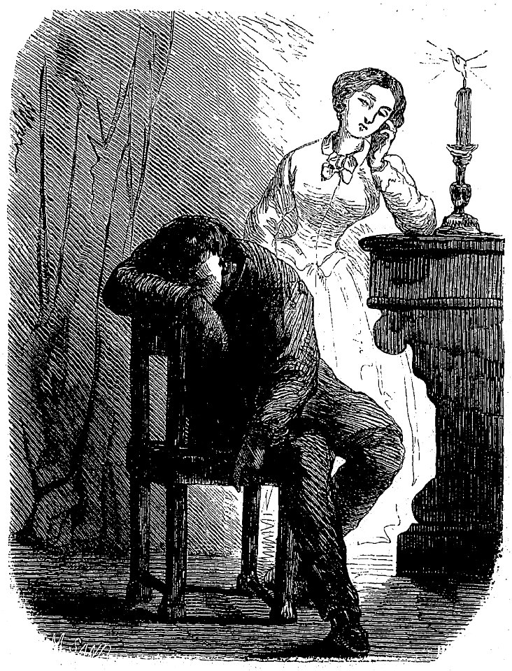 Sand - Œuvres illustrées de George Sand, vol 4, 1853 (page 204 crop)