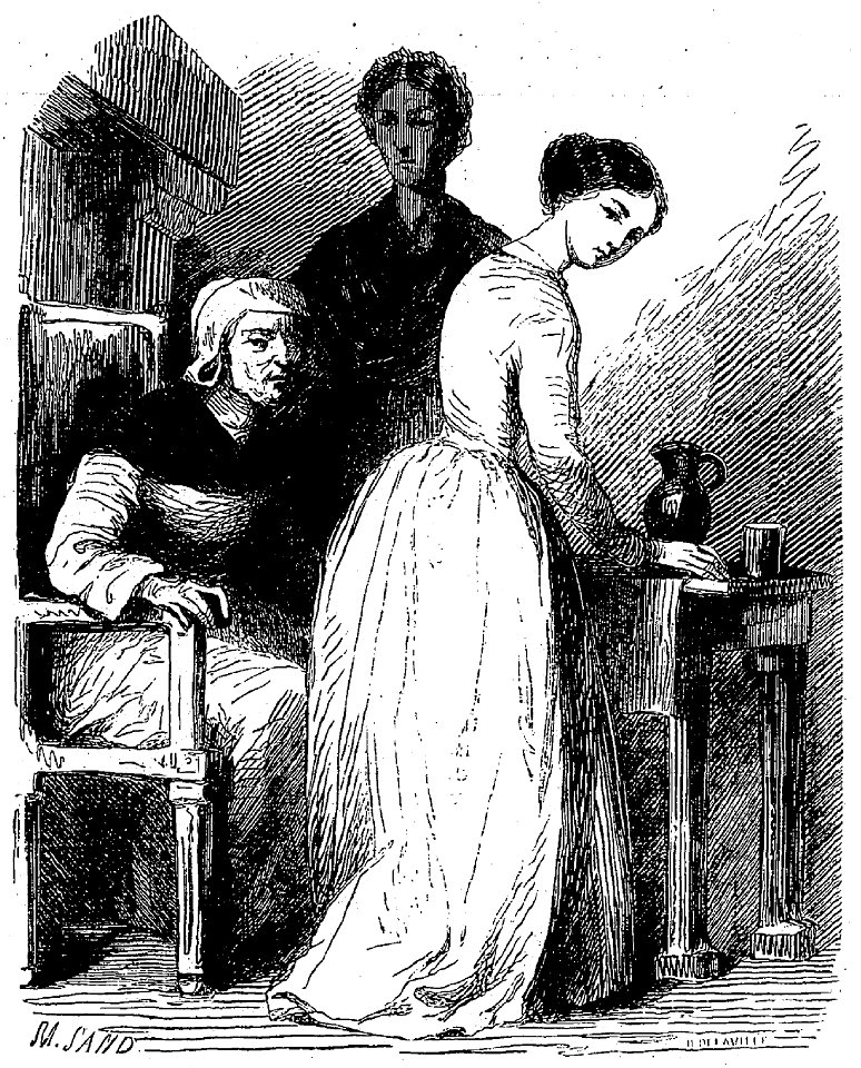 Sand - Œuvres illustrées de George Sand, vol 4, 1853 (page 27 crop)