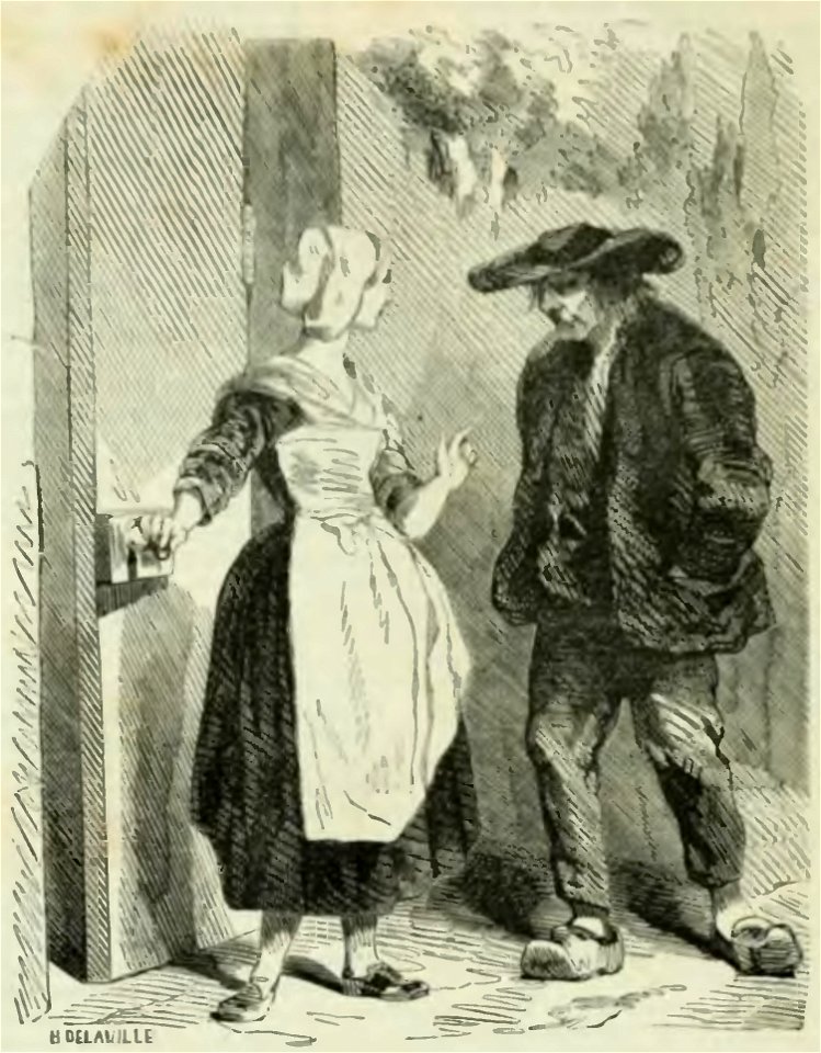 Sand - Œuvres illustrées de George Sand, vol 2, 1852 (page 190 crop)