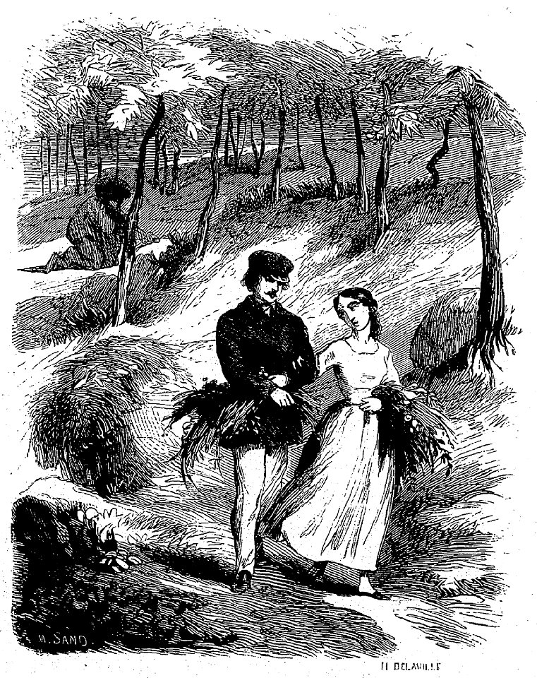 Sand - Œuvres illustrées de George Sand, vol 4, 1853 (page 3 crop)