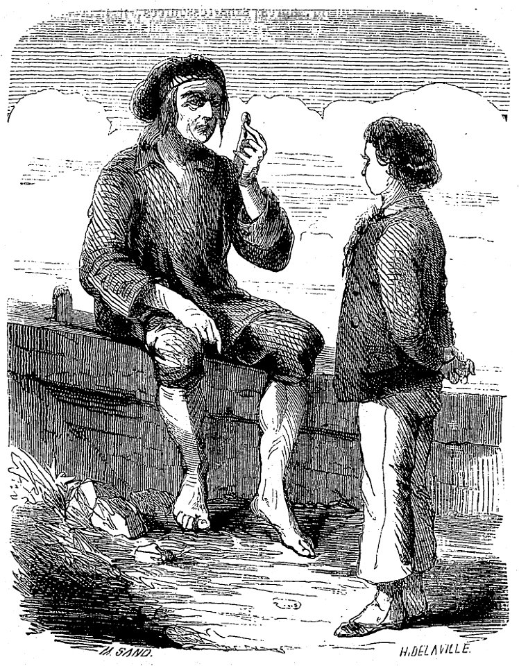 Sand - Œuvres illustrées de George Sand, 1853 (page 46 crop)