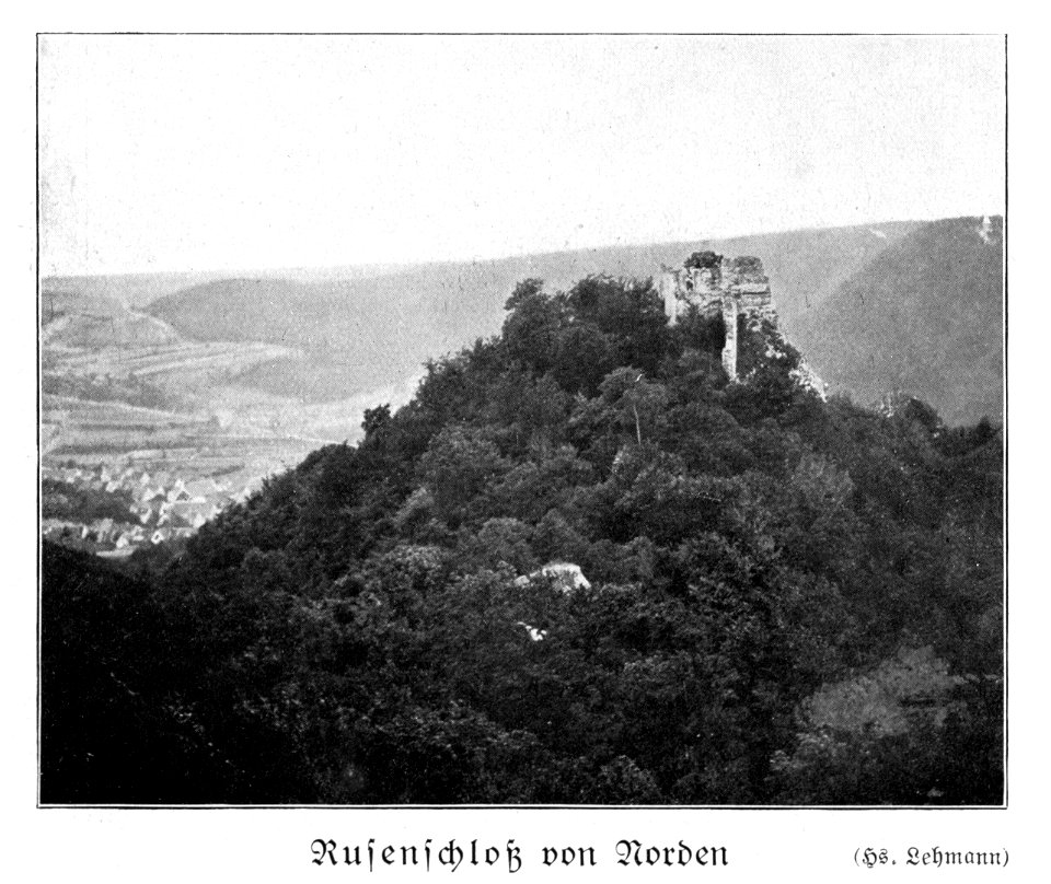 Schwabenalb S125B, Rusenschloß von Norden, Lehmann