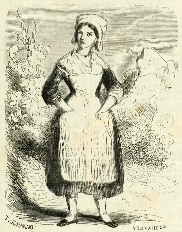 Sand - Œuvres illustrées de George Sand, vol 2, 1852 (page 159 crop)