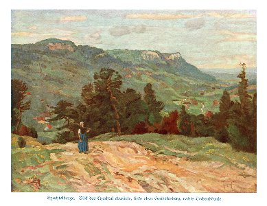 Schwabenalb Tafel09, Eyachtalberge Gräbelesberg Lochenhörnle, C. Landenberger