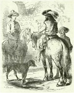 Sand - Œuvres illustrées de George Sand, vol 7, 1854 (page 160 crop)