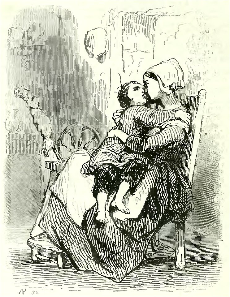 Sand - Œuvres illustrées de George Sand, vol 1, 1852 (page 262 crop)