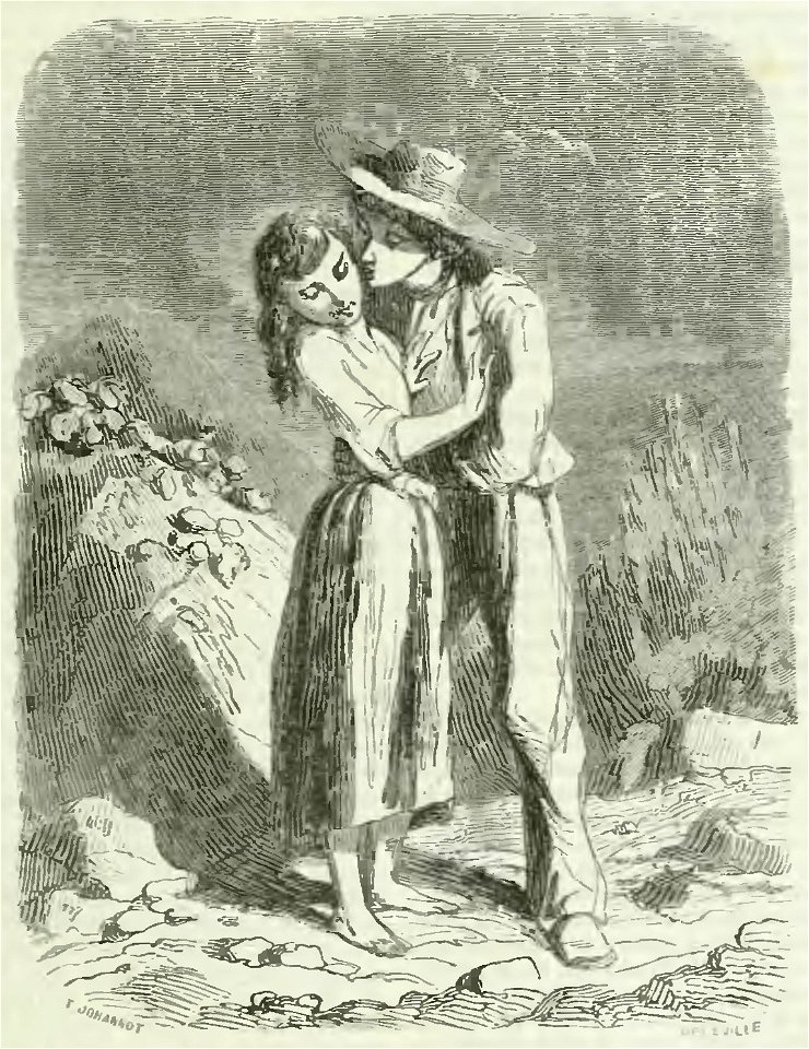 Sand - Œuvres illustrées de George Sand, vol 1, 1852 (page 135 crop)