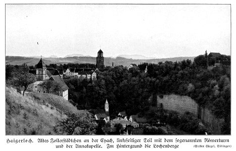 Schwabenalb S079B, Haigerloch Römerturm Annakapelle Lochenberge, Siegel
