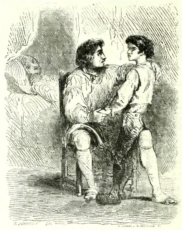 Sand - Œuvres illustrées de George Sand, vol 1, 1852 (page 278 crop)